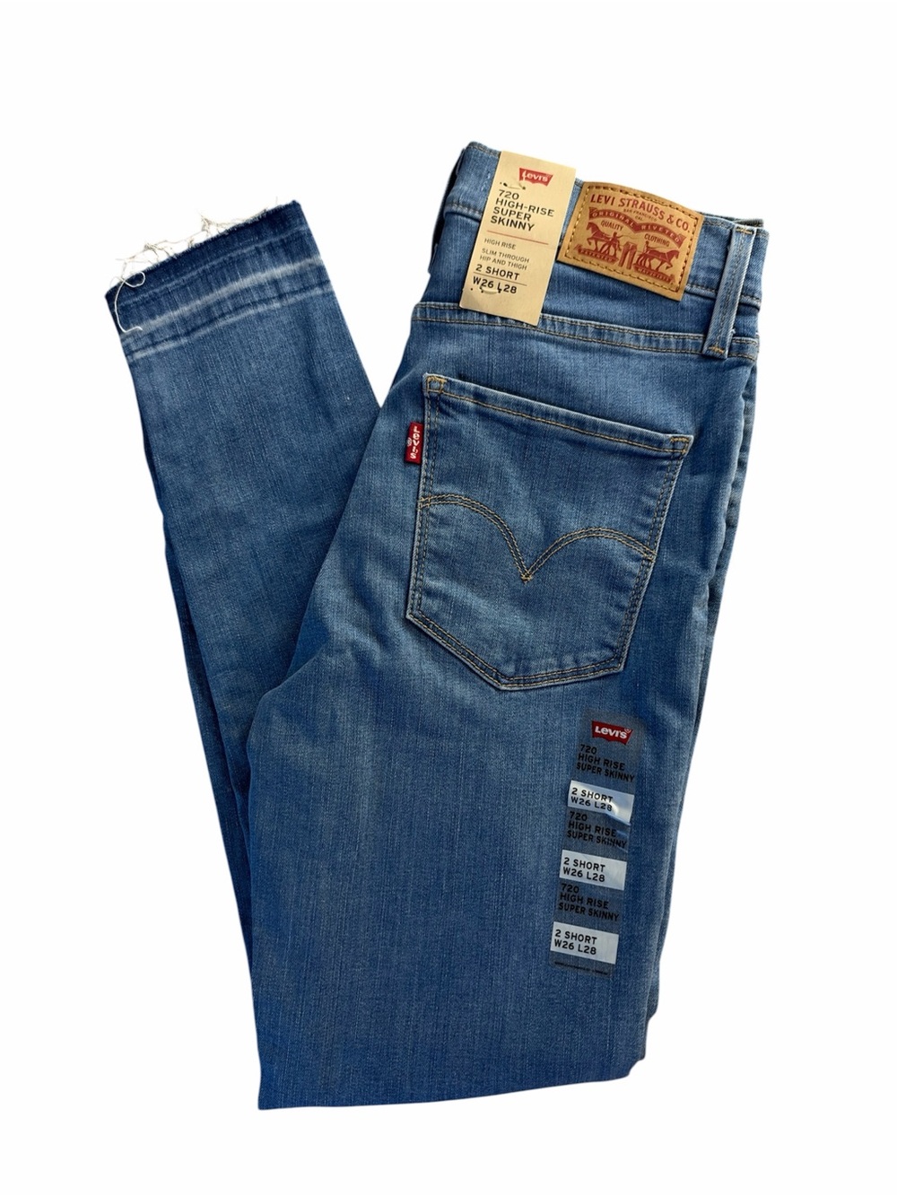 Levi's Skinny Jeans in Light Blue Wash
